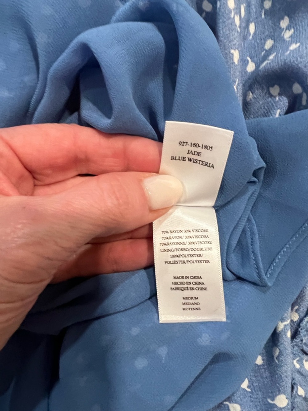 *RAILS* Jade dress in Blue Wisteria NWT Size M - Picture 8 of 10